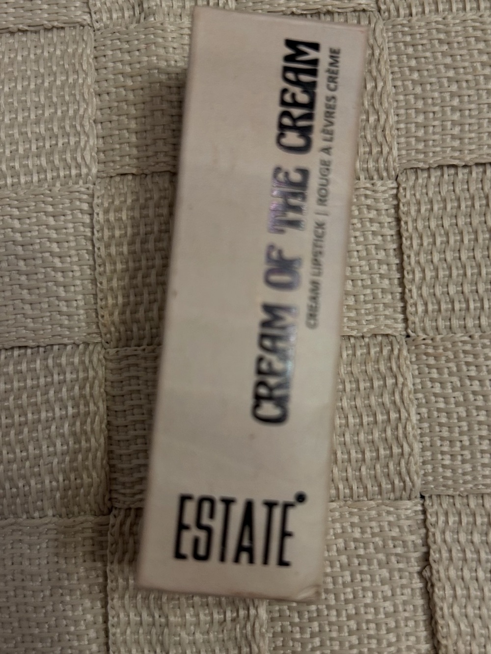 Estate Cream of the Cream Lipstick - Cream White Packaging